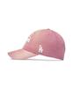 Emelbi Vintage Washed Curve Logo Unstructured Ball Cap La (Pink)