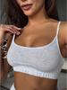 Trendy Women's Two-Piece Sling Vest & Wide-Leg Pants Set