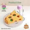 Cat Toys for Indoor Cat Interactive Cats Felt Maze Box Cat Toy for Bored Adults Cats Encourages Hunting Instincts