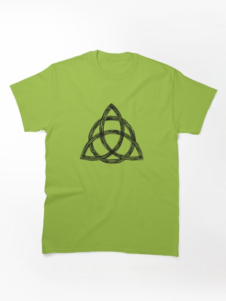 Charmed Charmed Sign / Triquetra / Witches Knot / Witch Symbol / Drawing for Spiritual Women Classic T-Shirt