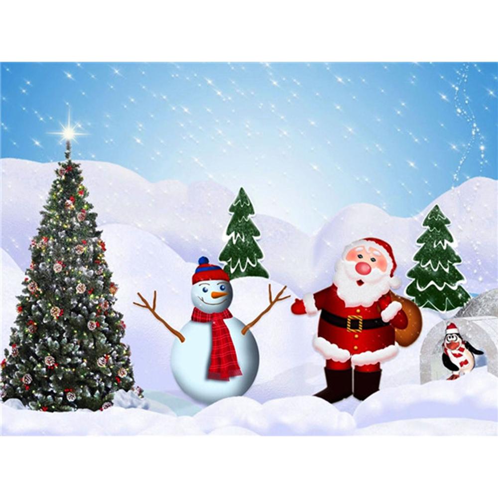 5D Diamond Painting Winter Full Square Handicraft Sale Diamond Embroidery Christmas Tree Mosaic Snow Home Decoration