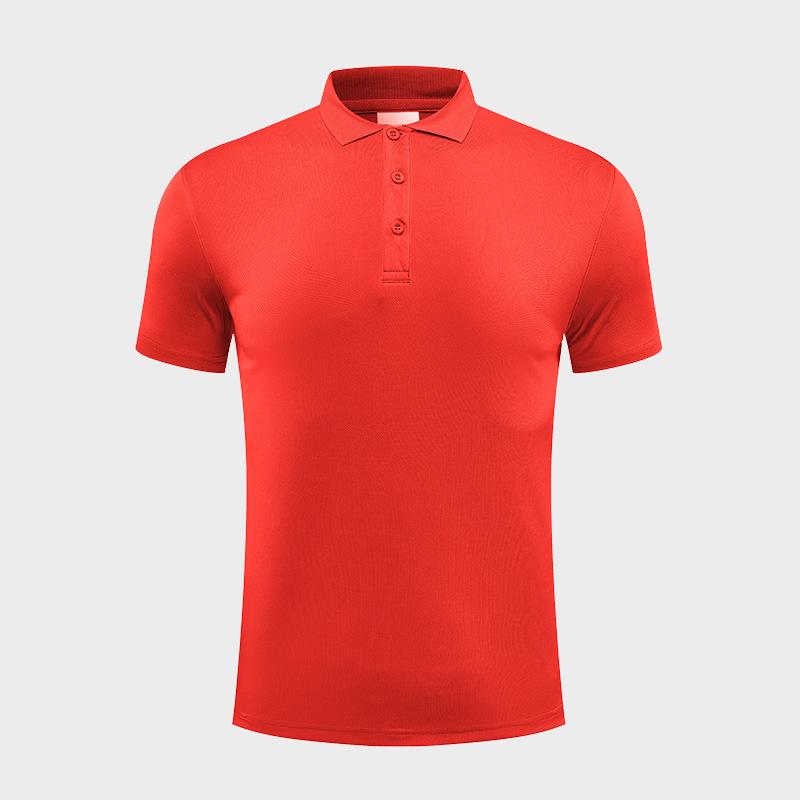 Custom Quick-Dry Lapel Polo Shirt - Short Sleeve, Solid Color, Perfect for Workwear and Summer Sports