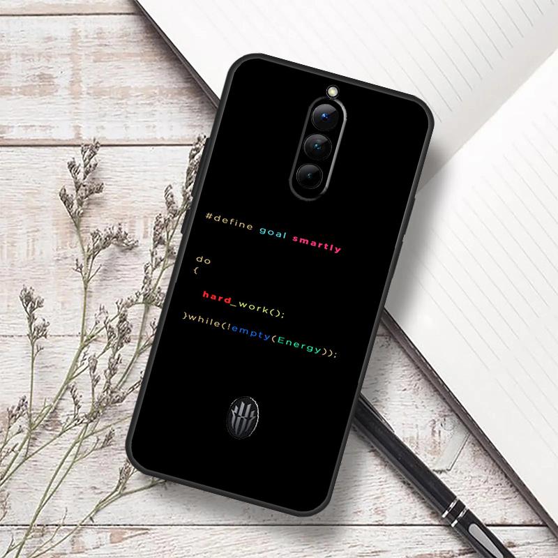 The Code Design Programmer Case For ZTE Nubia Red Magic 11 10 9 8 8S 9S 10S Pro Plus 6 7 6S 7S Pro 5G 6R 10 Air Funda
