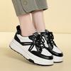 Spring Autumn White Shoes For Women New High-Elevated Thick-Soled Sports Board Shoes For Women Comfortable And Versatile