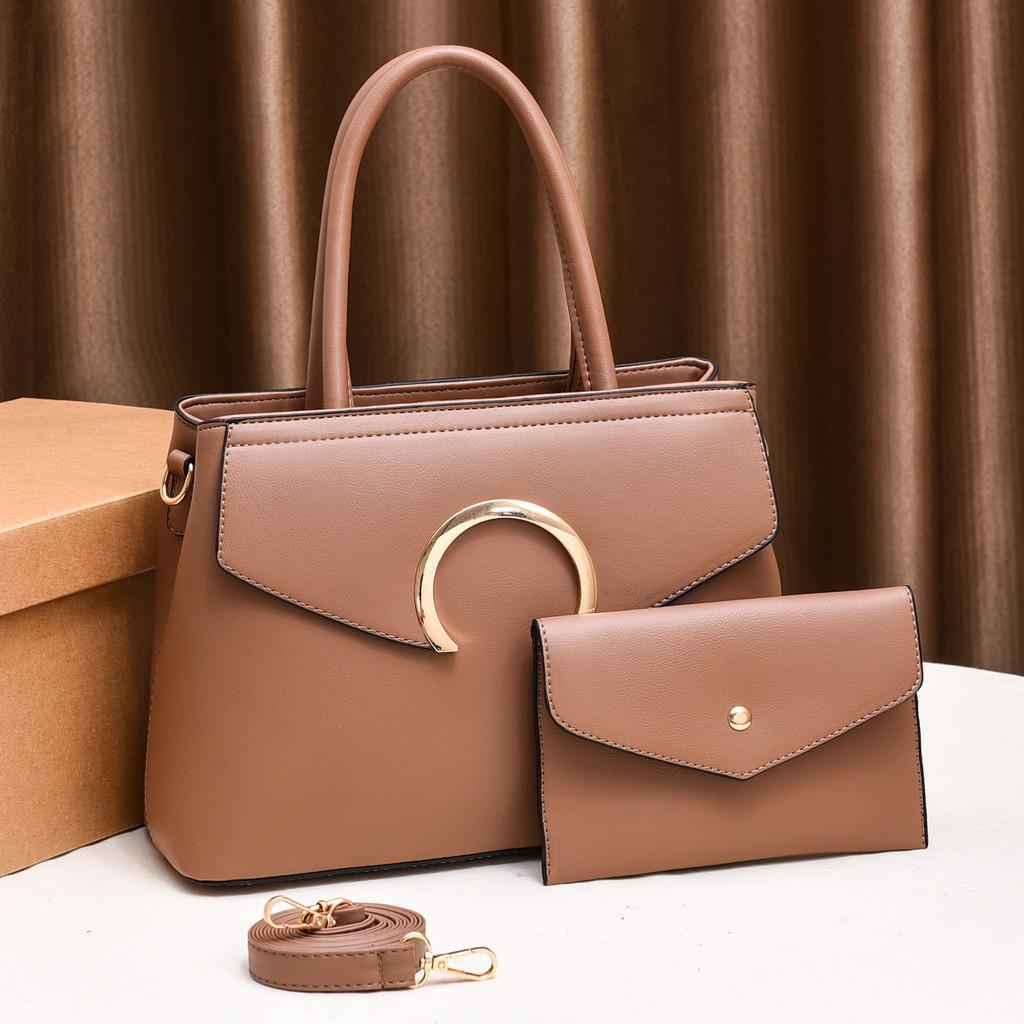 Stylish Urban Pu Handbag With Inner Pockets For Work And Leisure