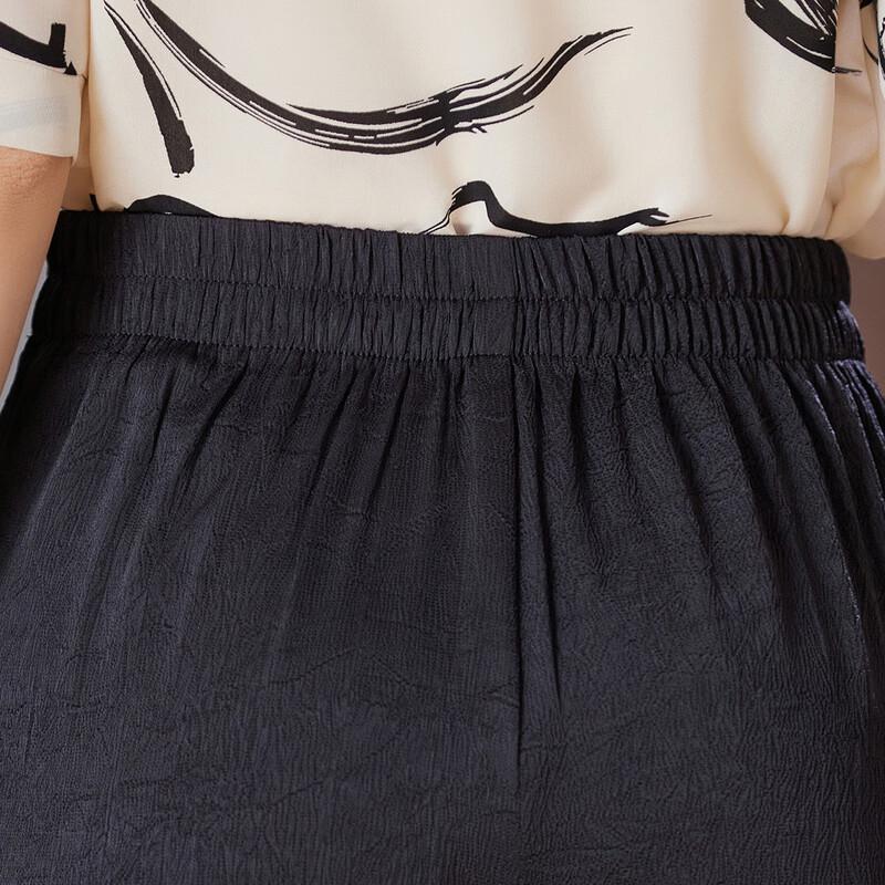 Pasite Mid-Aged Women's Summer Straight Casual Pants