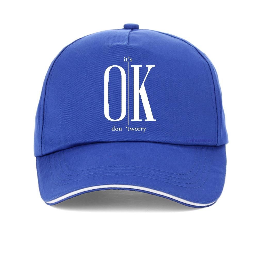 Unisexs Street Ok Letter Print baseball cap Summer Unisexs Casual adjustable sun hat fashion woUnisexs Breathable snapback hats