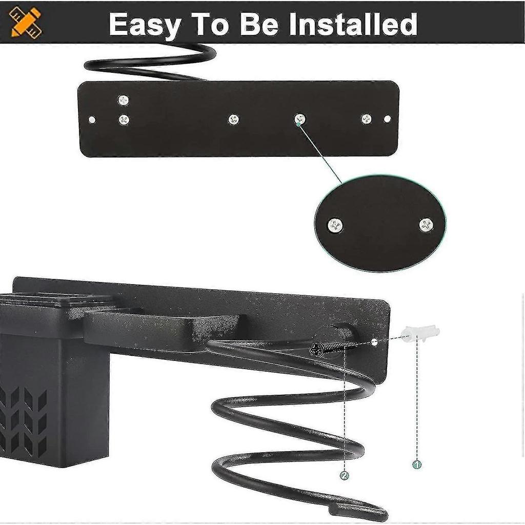 Hair Dryer Holder, Hair Straightener Holder Hair Dryer Organizer--