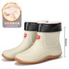 New short rain boots women's waterproof and non-slip women's rain shoes water shoes adult thick sole wear-resistant