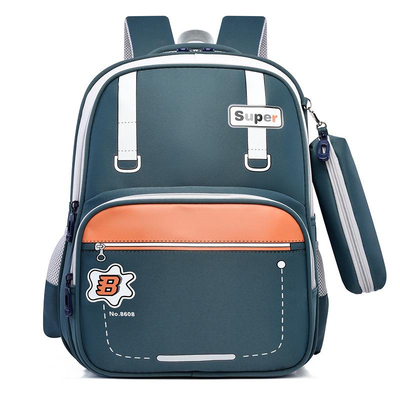School bag New primary school school bag Grades 1-3 Reduce the burden Large capacity school bag Leisure backpack