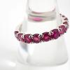 [New] Pt900 Ruby Eternity Ring/Size 13/j34-1