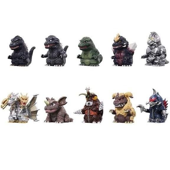 ENSKY Godzilla Sofubi Puppet Mascot 3 10-piece Box Toy