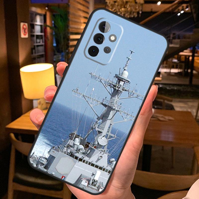 

Navy Warship Case For Samsung Galaxy A54 A34 A14 A52 A32 A12 A13 A33 A53 A15 A16 A36 A56 A26 A06 A35 A55 Samsung A53 5G