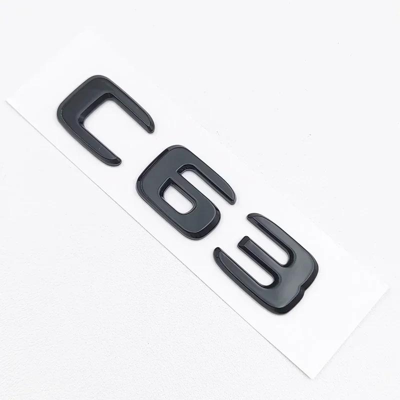 

3D ABS Black C63 Logo Letters V8 BITURBO Badge Car Rear Star Sticker Trunk AMG Emblem For Mercedes Benz C63 AMG W205 C205 Class