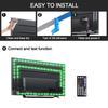 5V USB RGB LED Strip Lights Music Sync Bluetooth Remote Control Dimmable Flexible TV Backlight Ambient Lighting Kit