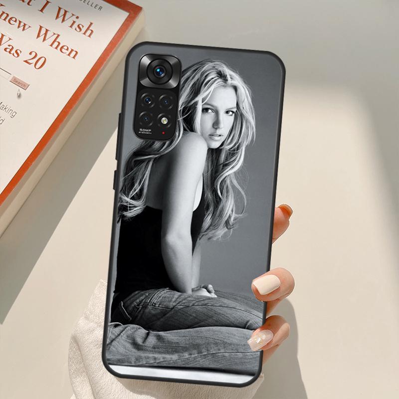 Britney Spears Case For Xiaomi Redmi Note 10 8 9 11 Pro 8T 9S 10S 11S Redmi 10C 9C 9A 9T K50 K40 Gaming