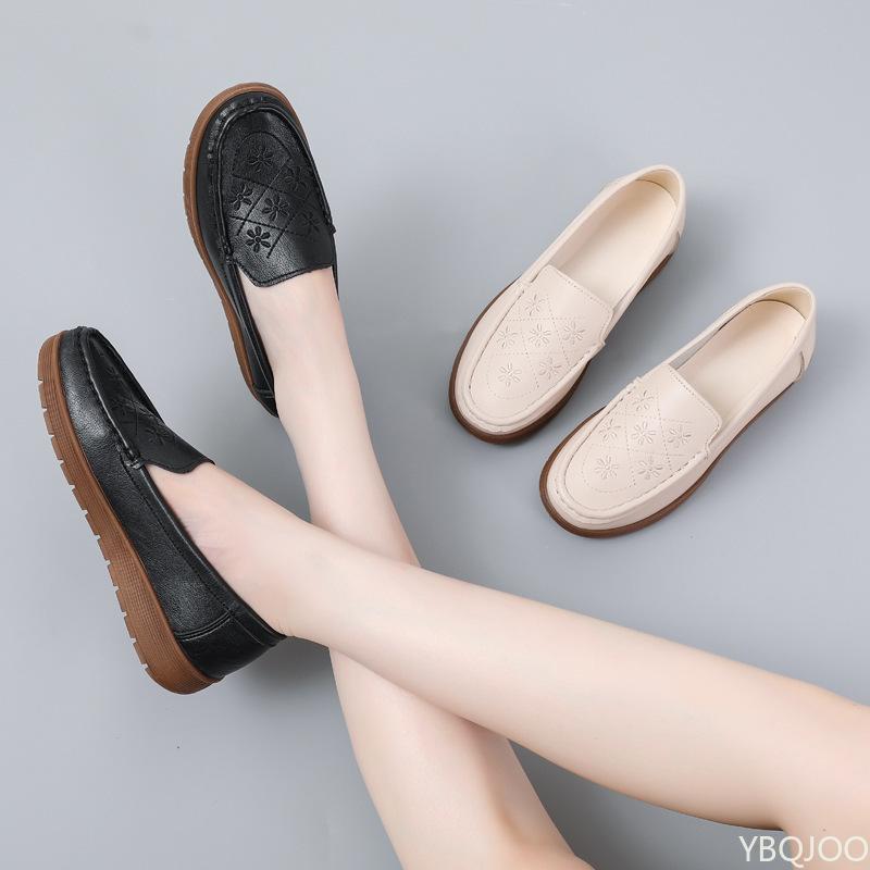 Spring Autumn Women's shoes Soft soled Casual Flats Anti slip wear-resistant mother's shoe Versatile comfort ladies Shoes Mujer