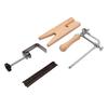Jewelers Saw Kit Wood Handle Adjustable Jewelers Saw Frame with 144 Blades and Bench Pin Clamp for Jewelry Making Wax