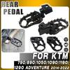 For KTM 790 890 1050 1090 1190 ADV 1290 Adventure T S R Motorcycle Front Footrest Adjustable Extend Lowering Foot Pegs FootPegs