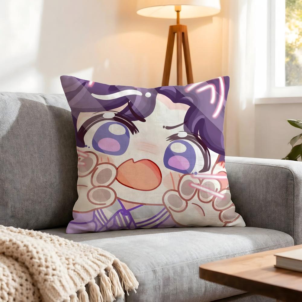 Game Love And Deepspace Cushion Cover 1Pcs Decorative Covers Soft Cushion Case For Sofa Couch Decor 40X40 45X45 Pillowcases