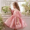 Girls' Cross-Shoulder Princess Dress: Puffy Skirt for Birthdays, Flower Girl, Wedding Banquet