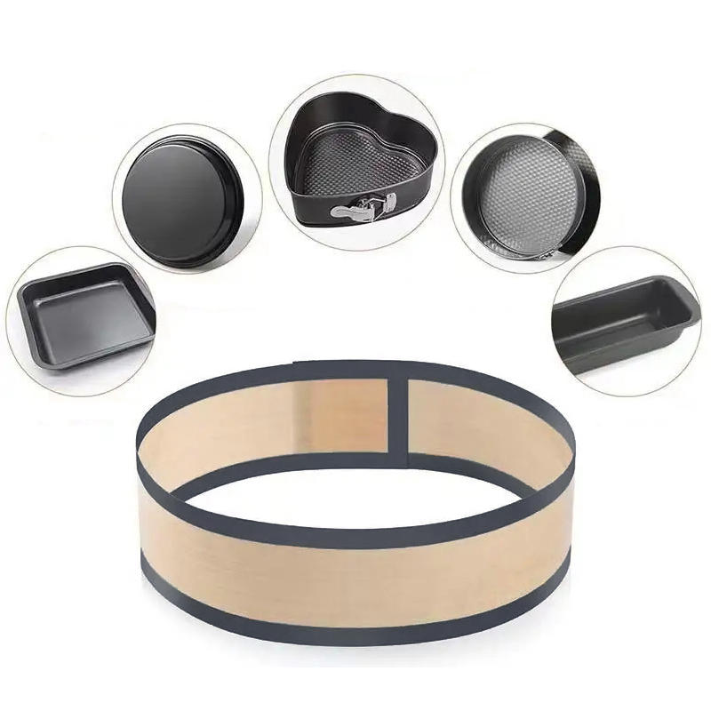 Silicone Baking Pad Suitable for Springform Flat Bottom, Preventing Cake From Sticking To The Bottom and Sides, Easy To Clean