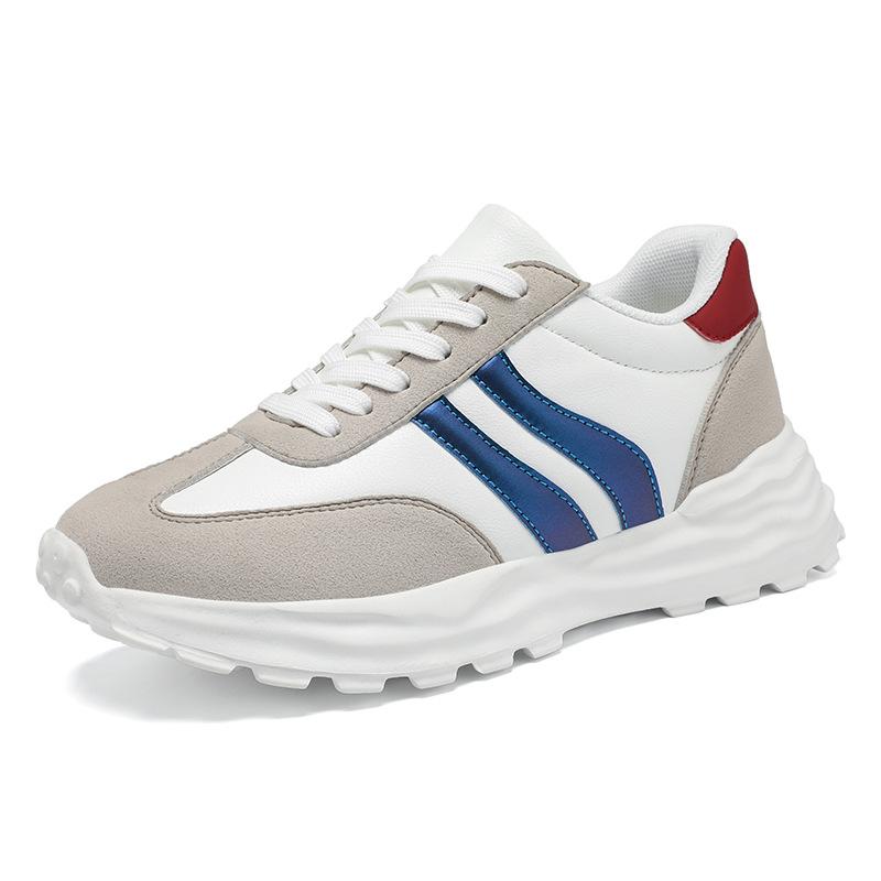 

Дышащие универсальные удобные простые низкие туфли, увеличивающие рост женские низкие кеды 42 серый