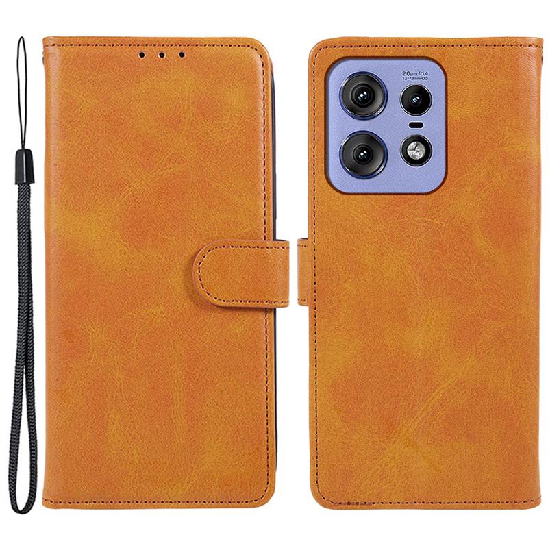 Shockproof Cover for Motorola Edge 50 Pro 5G Case Magnetic Calf Texture Wallet Phone Shell