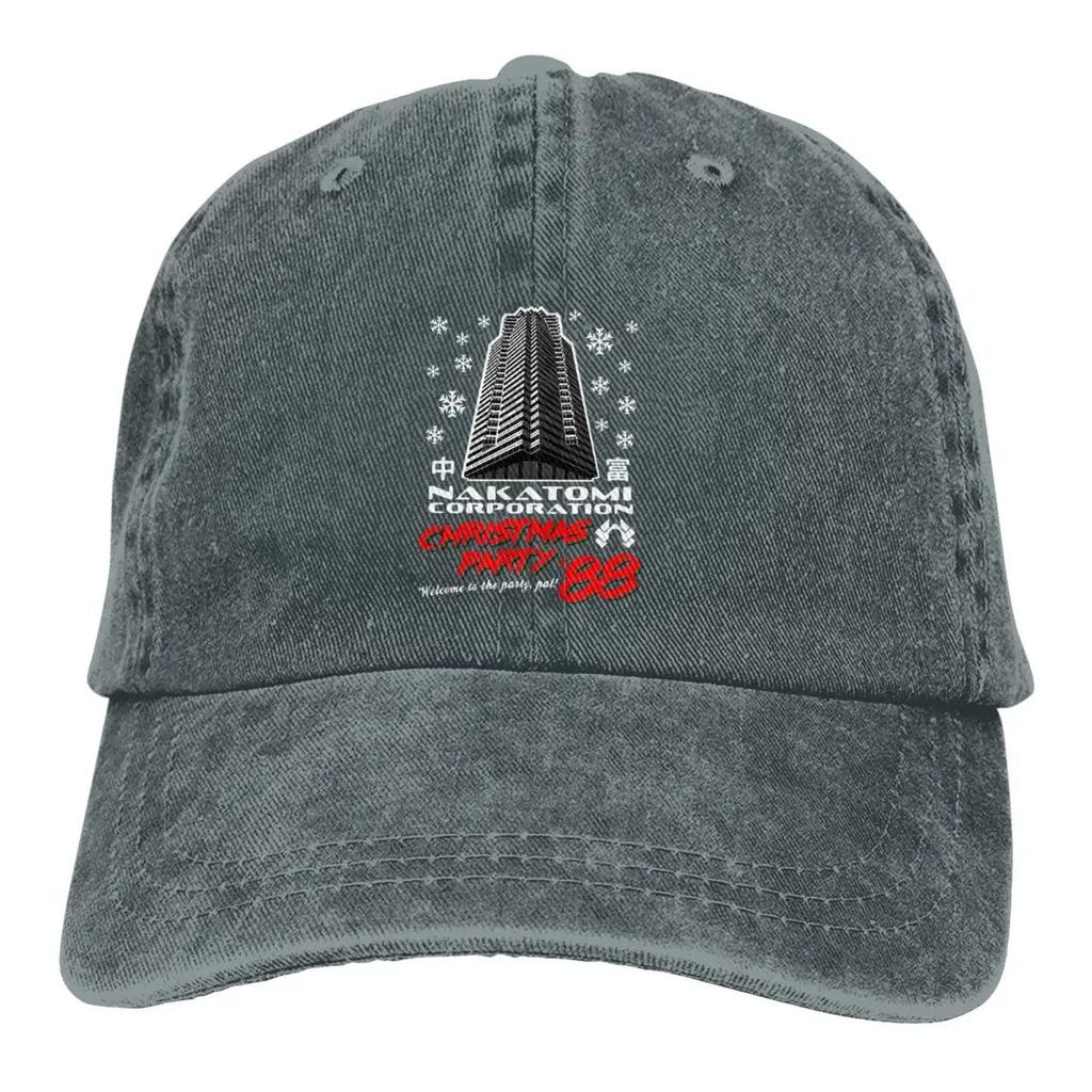 Men's Baseball Cap Nakatomi Plaza Trucker Snapback Cowboy Caps Dad Hat Die Hard Movie Party 1988 Bruce Willis Golf Hats