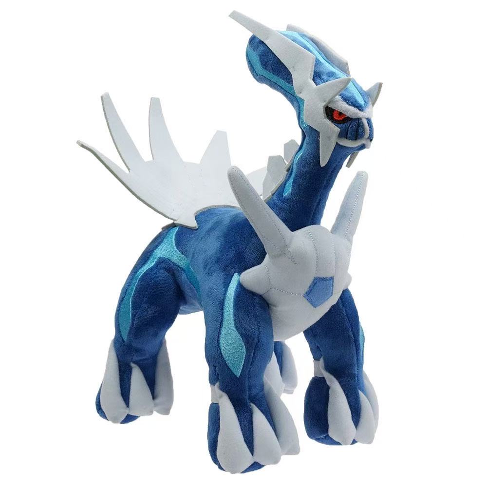 Large Dialga Pokmon Plush Legendary Steel Dragon Stuffed Toy Time Travel Collectible Doll For Fans