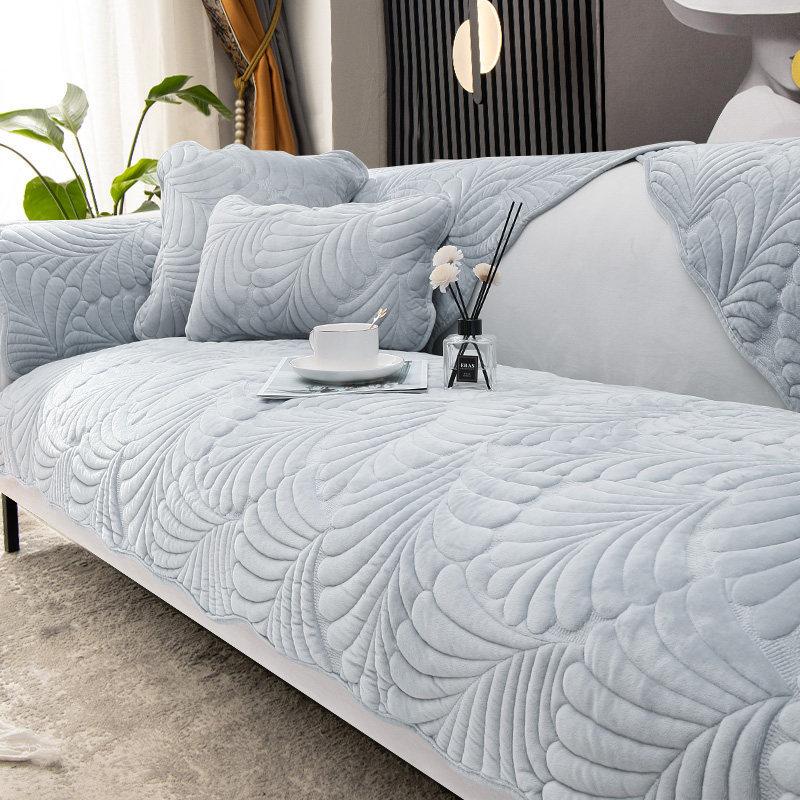 Thickening Sofa Cushion Non-Slip Stain-Resistant Affordable Luxury Style Sofa Cover Universal Cover High-Grade Sofa Slipcover Universal