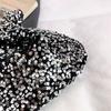 Paillette Knot Handbag Giltter Wrist Bag Simple Sequin Evening Bag  Spring Summer