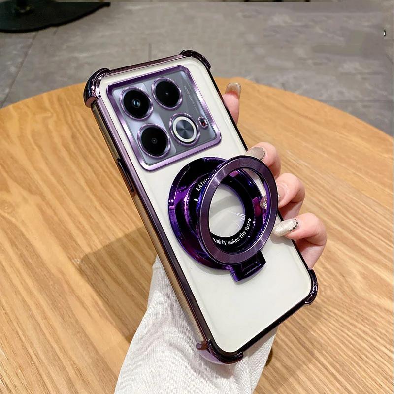 Nárazuvzdorný magnetický držák pro Magsafe pouzdro pro Honor Magic6 Magic5 Magic4 Magic 6 5 4 Lite Pro X9B X9A s krytem se stojánkem