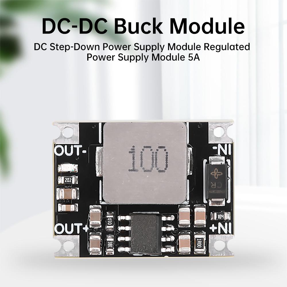 5A DC-DC Buck Module 6V-40V to 3.3V 5V 12V High Power Low Ripple DC Buck Power Supply Module Regulator Module