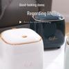 Mini Desktop Press-Top Lid Trash Can