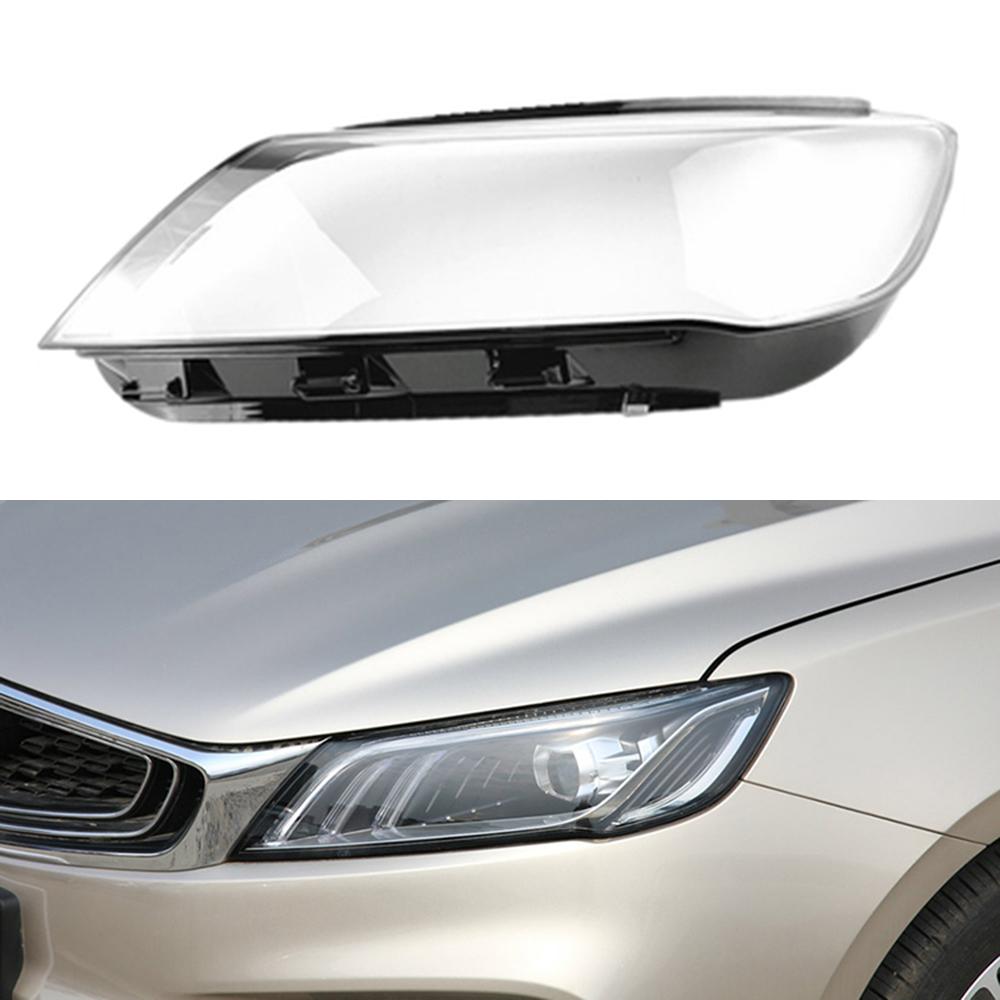 Transparent Light Case For Geely Binray 2018 2019 2020 2021 Car Front Headlight Lens Cover Headlamp Lampshade Lamp Shell Caps Left