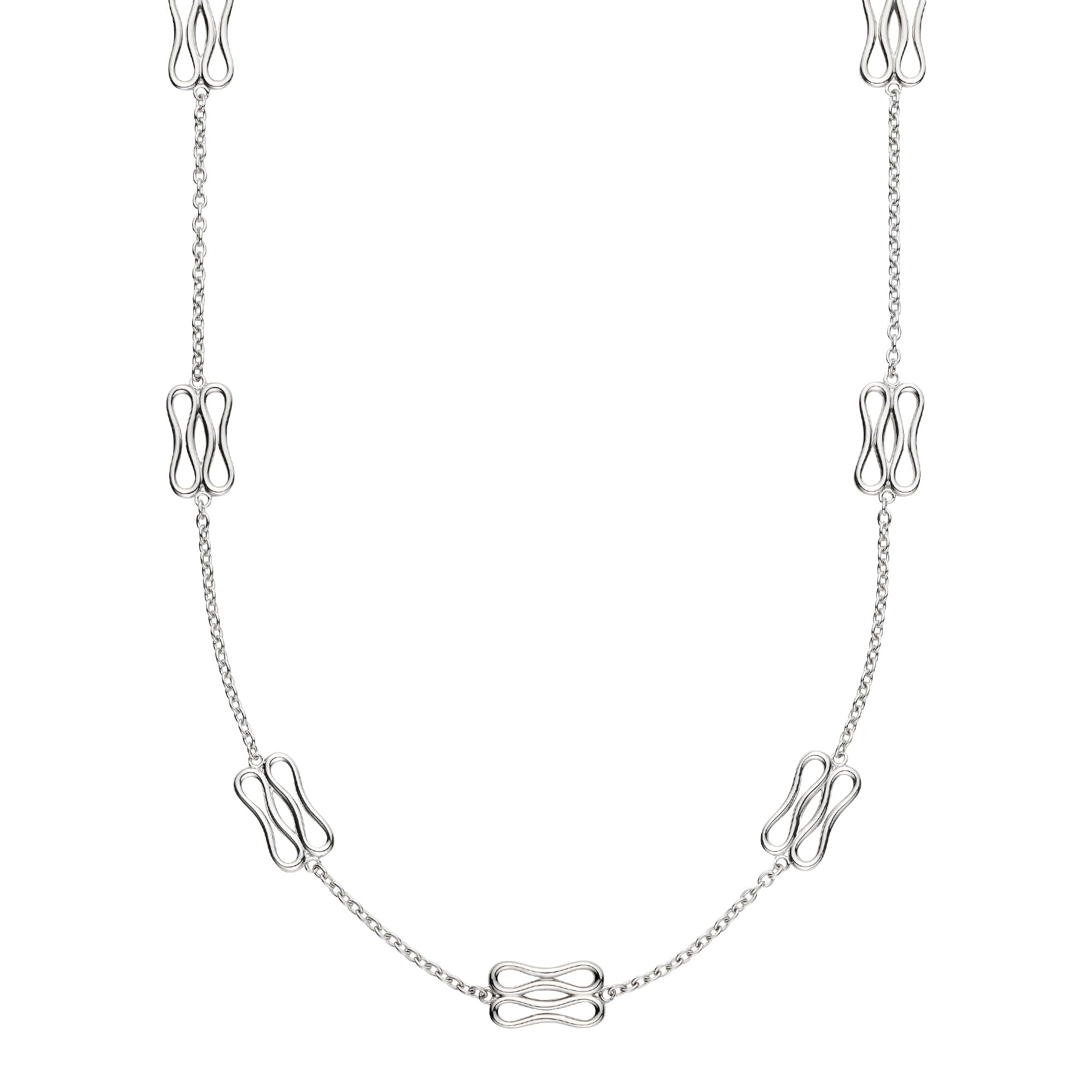 

Kuma SV925 Silver wave necklace KMSN010855SI [Official] [Vendome Aoyama] [Kengo + MA,YU] [Kengo Kuma]