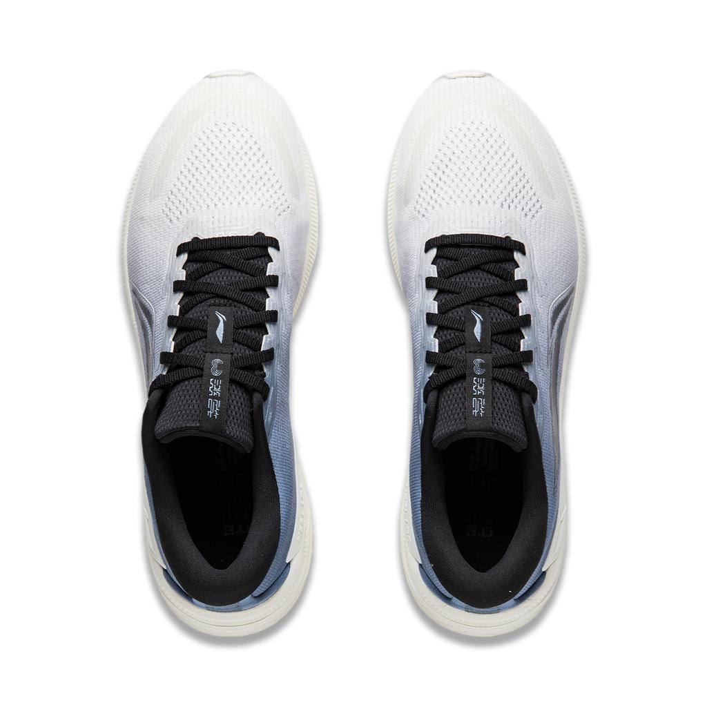 Li Ning Yue Ying 3.0 Comfortable Stable Shock Absorption Anti-Slip Support Low Top Heel Loc Sprinting Running Shoes Men sneaker Blue White ARHU003-12