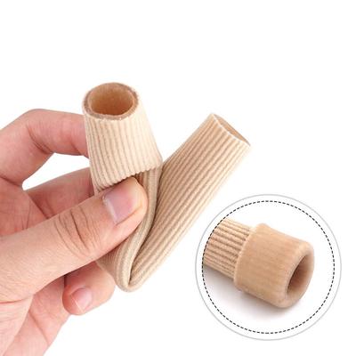 1 Stück Fußkorrektor Zehenkorrektor Einlegesohlen Stoff Gel Silikonröhrchen Hallux Zehen Finger Spreizer Trenner Schutz
