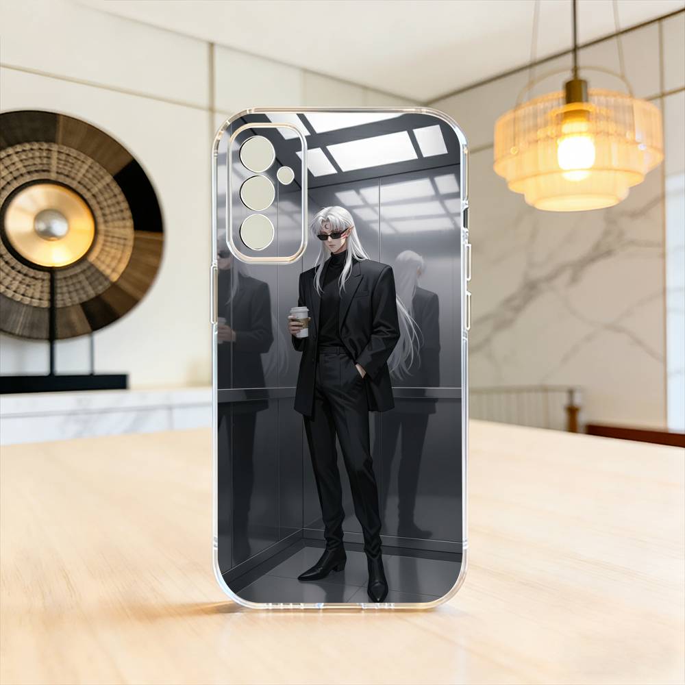 

I-Inuyasha S-Sesshomaru Phone Case Transparent Silicone Soft For SamsungA10,12,20,21S,30,31,40,50,51,52,70,71 Samsung a70