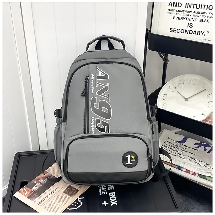 Backpacks for Men, Street Fashion Travel Bags for Women, Large-capacity Casual Sports School Bags for High School Students