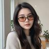 1PC Retro small-frame sunglasses with rivet details—versatile shades for street style, outdoor vacations, driving, and sun protection.