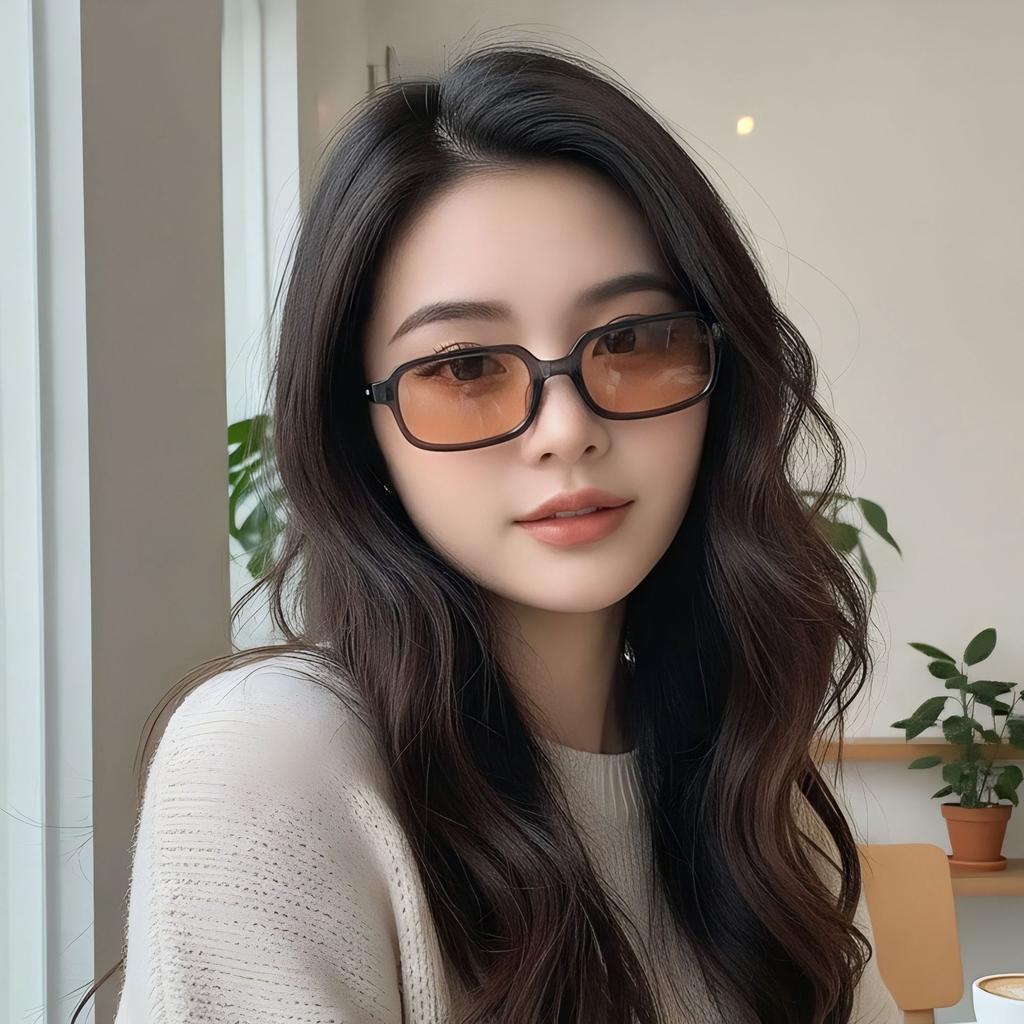 1PC Retro small-frame sunglasses with rivet details—versatile shades for street style, outdoor vacations, driving, and sun protection.