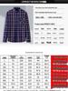 Men's Double-Sided Fleece-Lined Long-Sleeve Shirt for Autumn and Winter