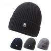 Hat Men's Winter Plush Thickened Thermal Hat Outdoor Riding Cold-proof Knitted Hat Cold Hat Plush Wool Hat