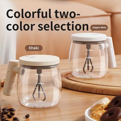 Automatic Mixing Glass Cup, Electric Mixing Cup Self Mixing Coffee Cup