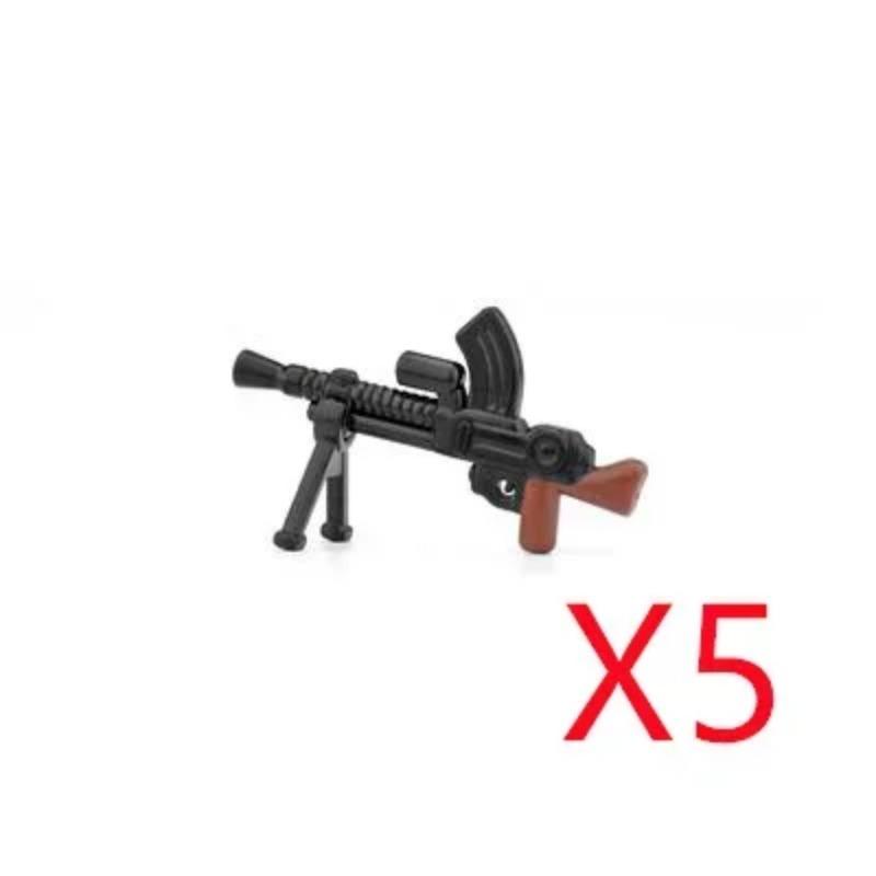 5 CM WWII Military Building Blocks American German Soviet Soldier Figures Weapons Accessories Guns Pistol Sniper Belt Mini Bricks MOC