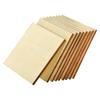 100pcs/lot 4/5/6cm Blank Wood Square Slices, Unfinished Premium Wooden Squares for DIY Art, Painting, Burning, and Home Decor