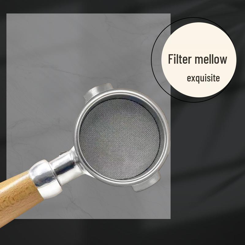 316 Stainless Steel Coffee Machine Powder Bowl & Filter Mesh - Fits 51/53/58mm