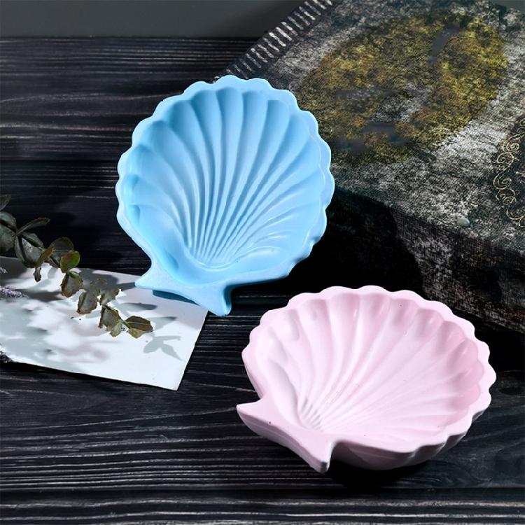 Flexible Shell Tray Silicone Mold Multi Purpose Silicone Shell Tray Mould for Casting Plaster and Resin Dishes